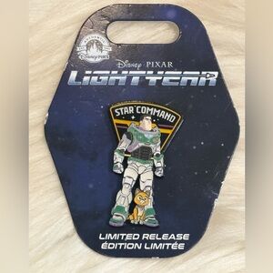 DISNEY PIXAR BUZZ & SOX STAR COMMAND LIGHTYEAR LIMITED RELEASE PIN